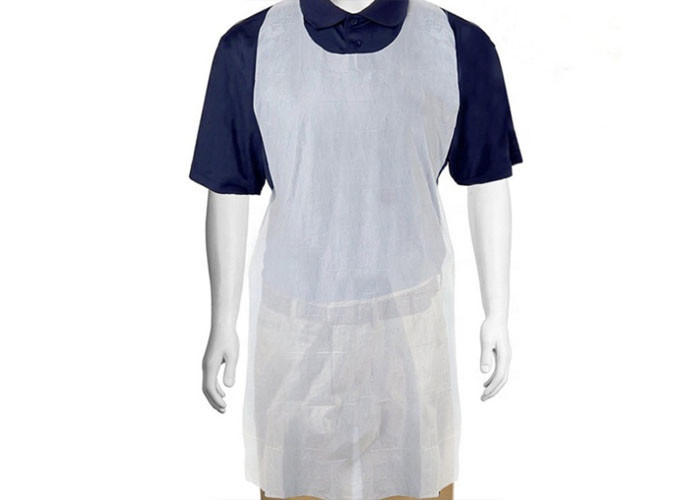 100%Biodegradable Compostable Apron, Disposable Pbat PLA Cornstarch Plastic Apron