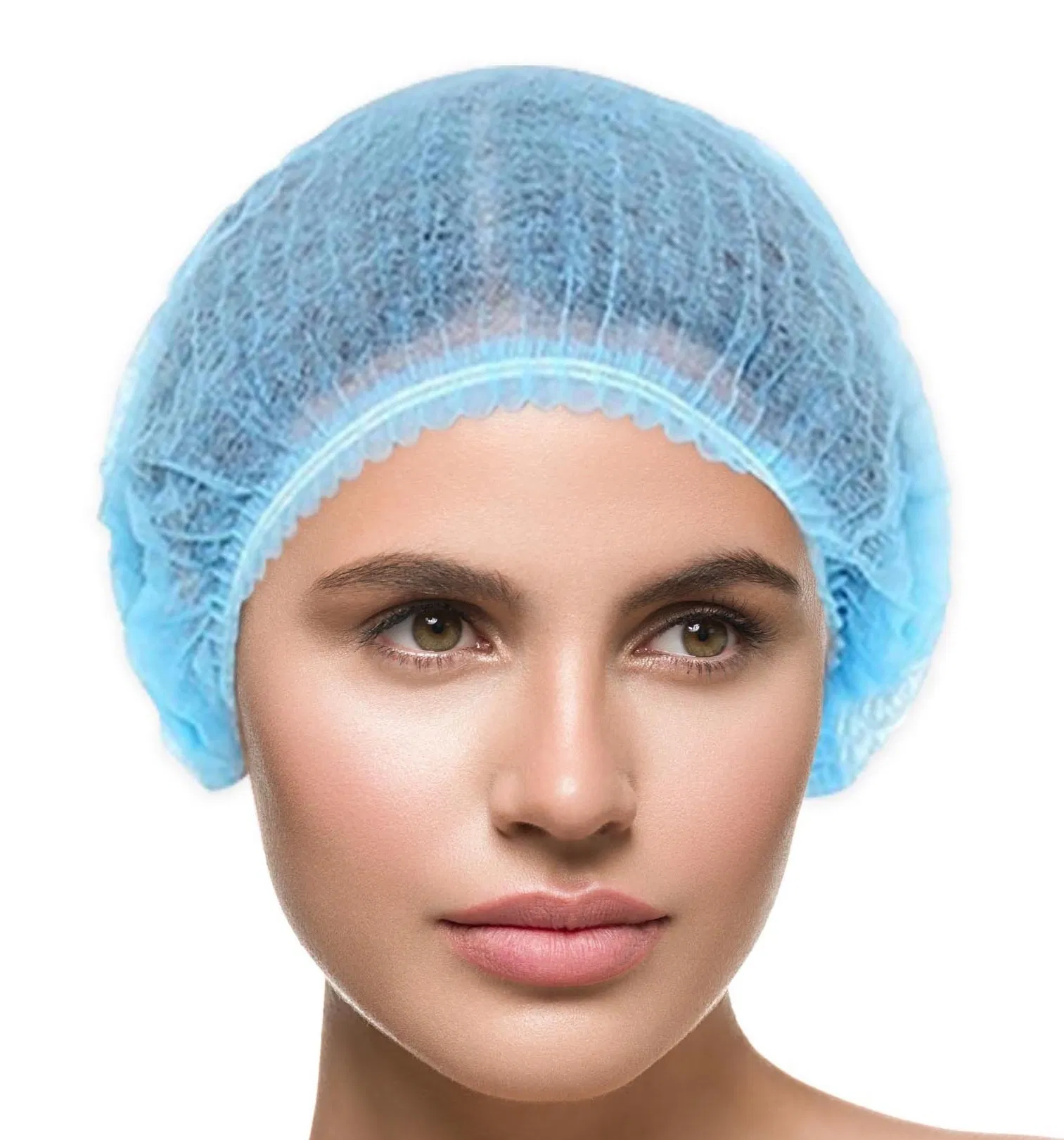 Multi-Color Disposable Elastic Scrub Non-Woven Bouffant Caps