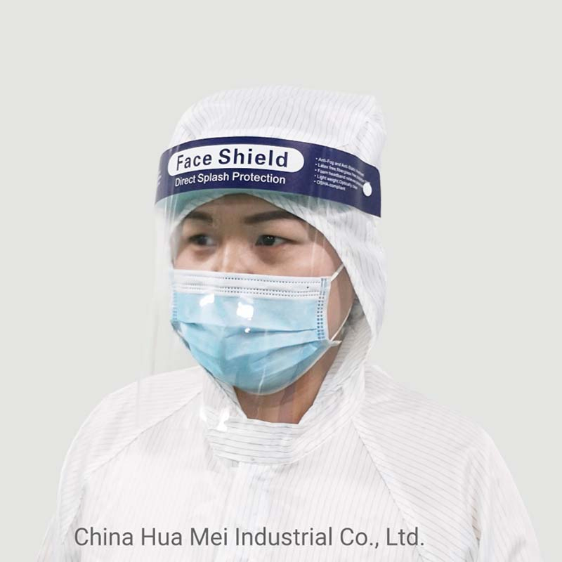 Disposable Medical Protective Face Mask Shield with CE ISO