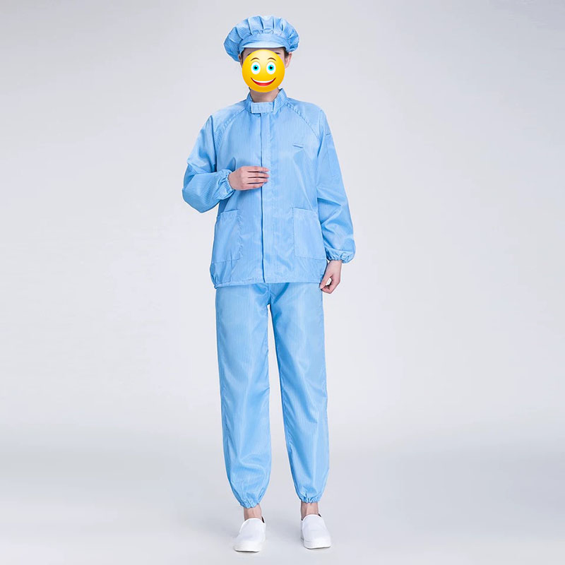 ESD Coat Gown Antistatic Apparel Clothes Garment Lab Cleanroom Garment