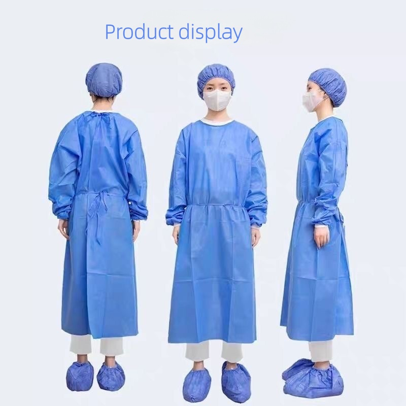 CE Approved Non Sterilized Long Sleeves PP Isolation Gown/Visit Gown/Visitor Gown