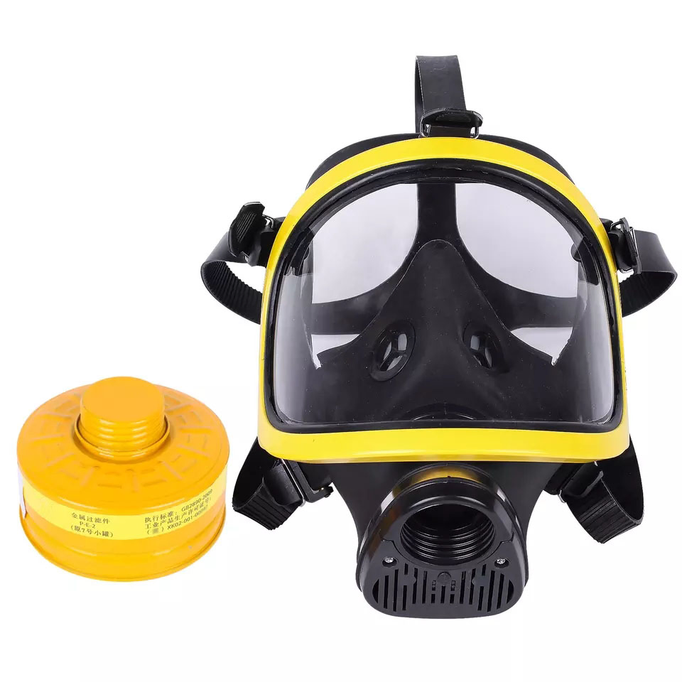 Full Gas Mask Chemical Anti-Gas Civilian Gas Mask Reusable Full Facepiece Respirator