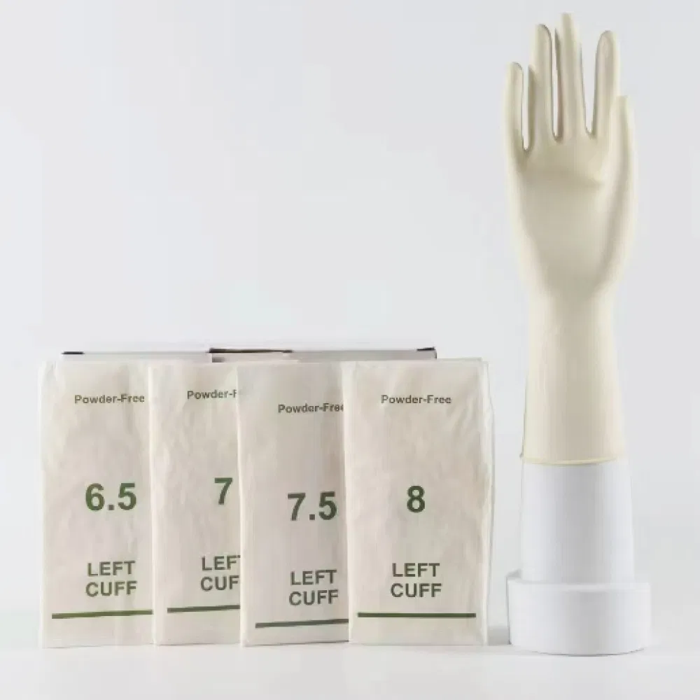 Medical Latex Gloves Nitrile and PE or PVC Gloves Medical Latex Surgical Gloves Powder or Powder Free Latex Examination Gloves Medical Disposable Glove S/M/L
