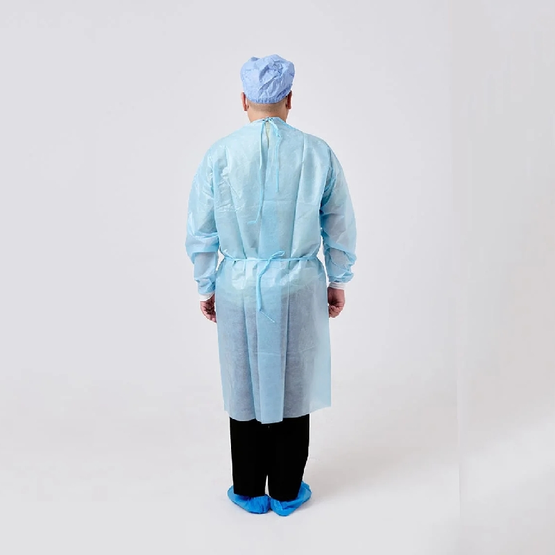Disposable Lab Non-Woven Fabric Surgical Isolation Gowns Hospital Nurse Doctor Isolation Gowns with Factory Custom