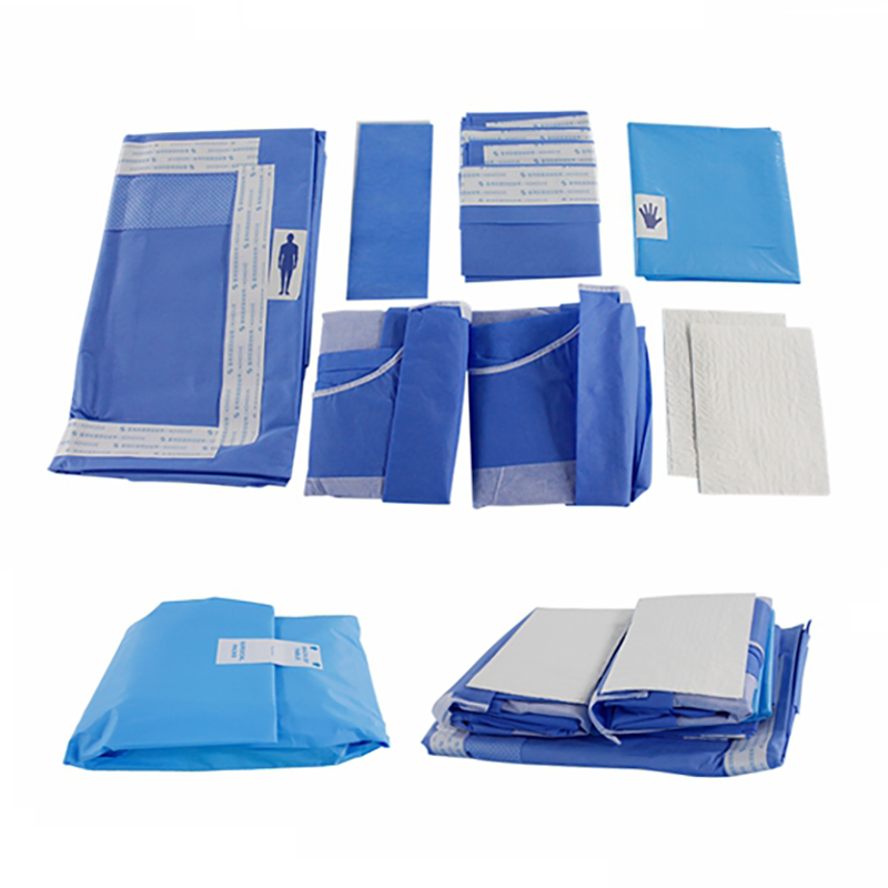 CE Certificate Disposable Eo Sterile Customized Surgical Drape Set Pack for Hospital