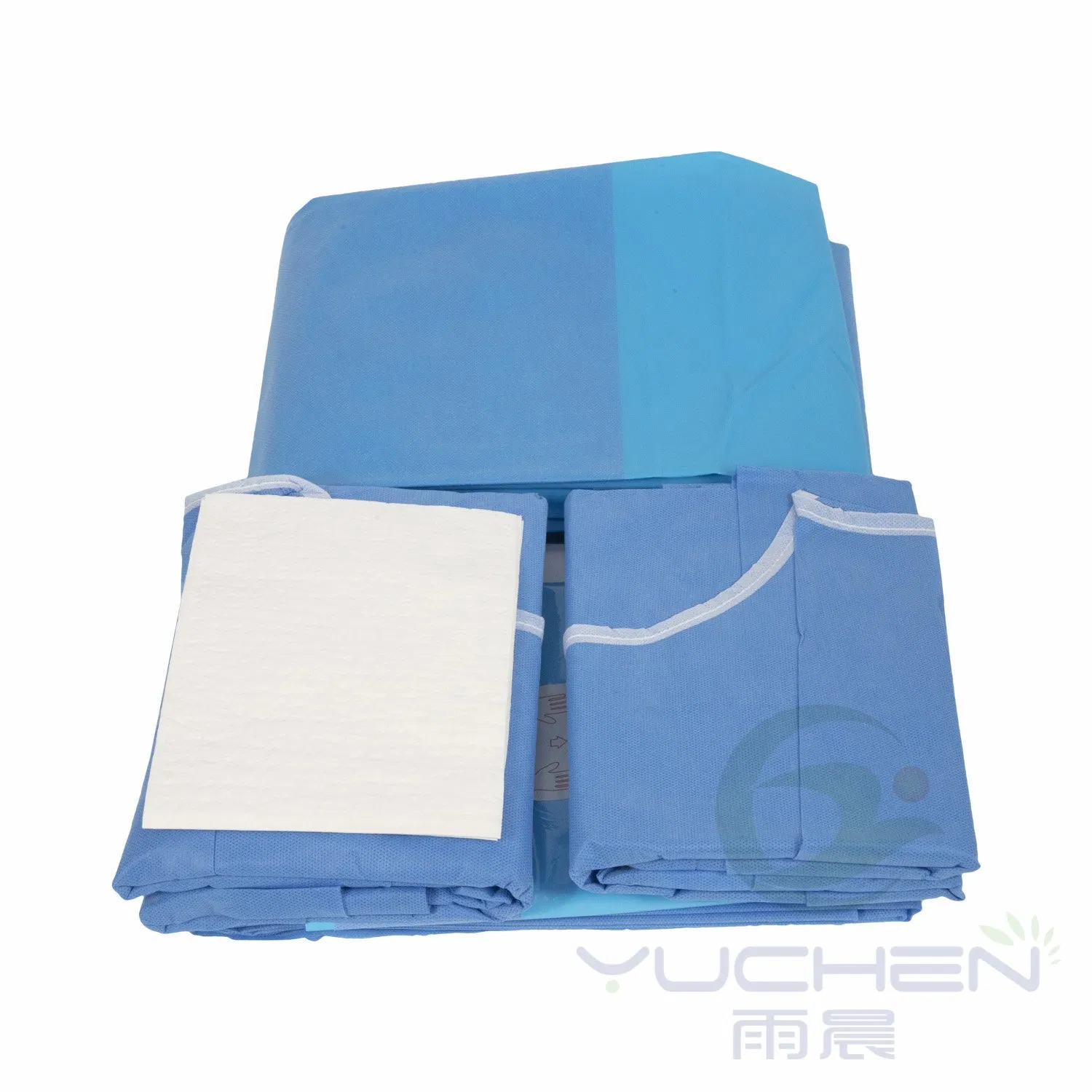 Sterile/Non-Sterile Surgical Universal Packs with Surgical Gowns/Drapes for Surgery Operation