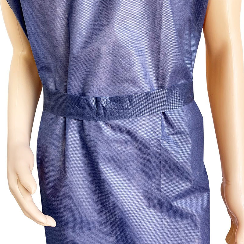 Sleeveless Hospital Patient Uniform Clinic Nonwoven Physical Examination Chemotherapy Gown