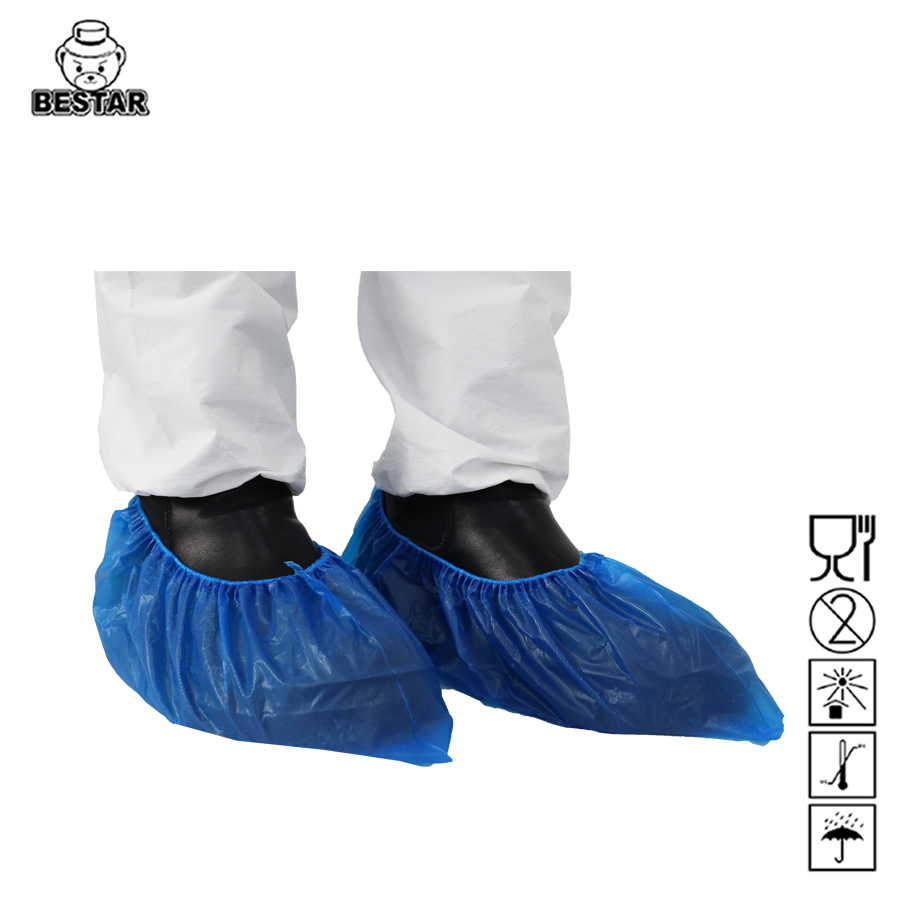 Plastic White, Red, Blue, Yellow etc Food Industry Shoe Cover