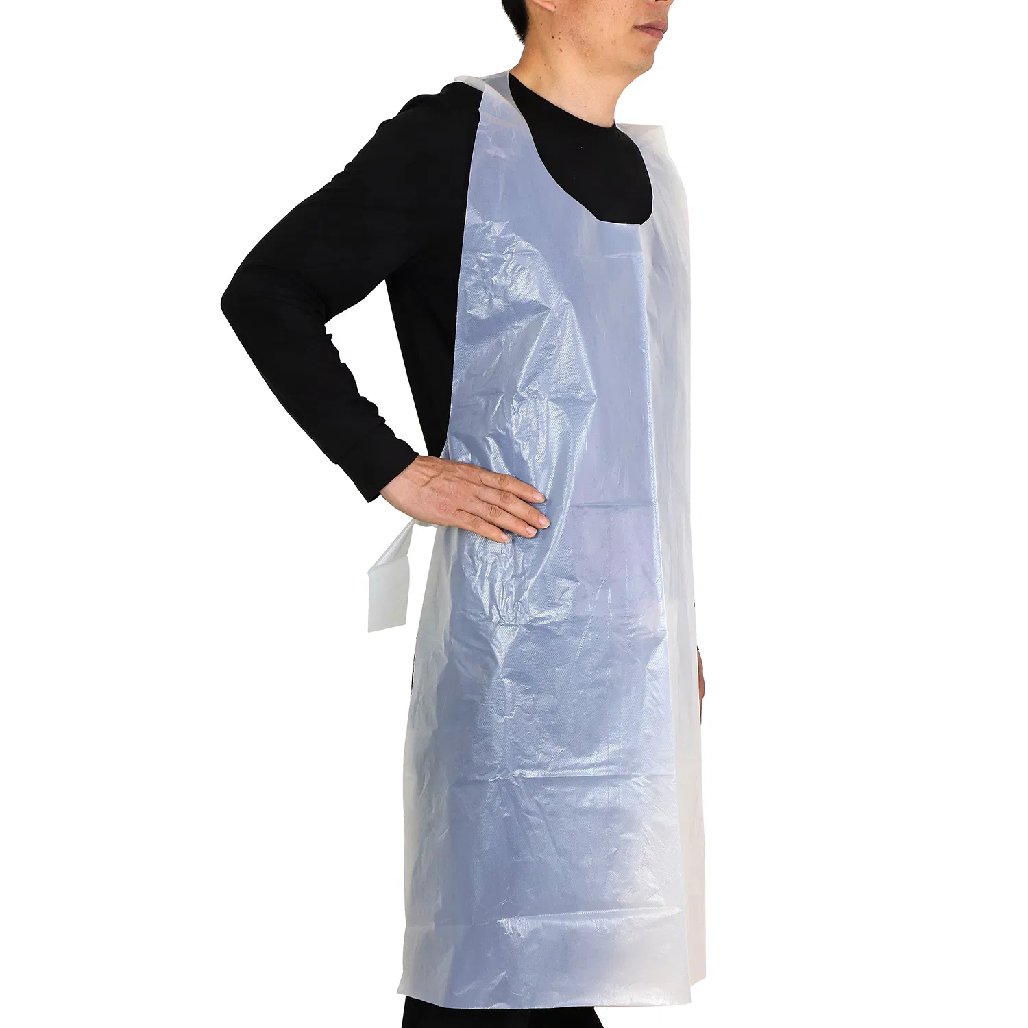 Disposable PE Apron Factory Wholesale Cheap Price Waterproof One Time Use Kitchen Aprons