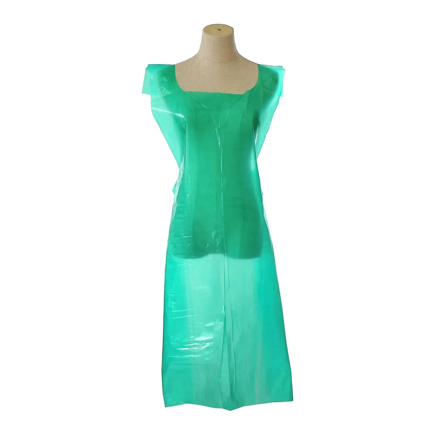 Full Body Coverage Polythene Unisex Disposable Plastic Aprons for Medical and Cleaning