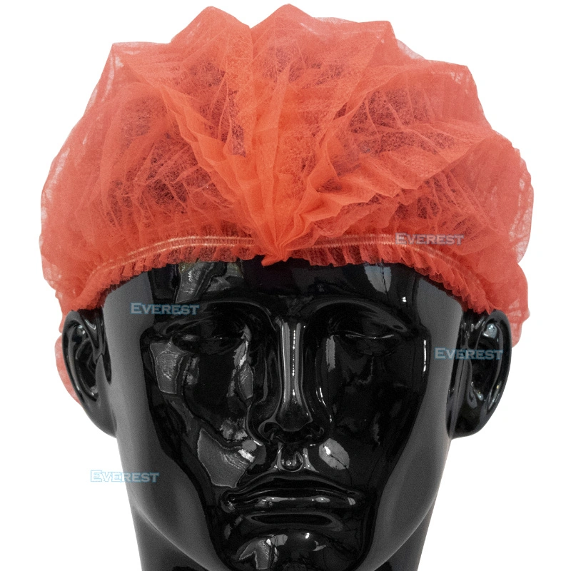Disposable Elastic Snood/Mesh/Round/Nonwoven/Mob/Surgical/Bar/Medical/Scrub/Pleated/Clip/Bouffant Cap for Nurse/Doctor/Surgeon/Clip/Mop Disposable Bouffant Cap