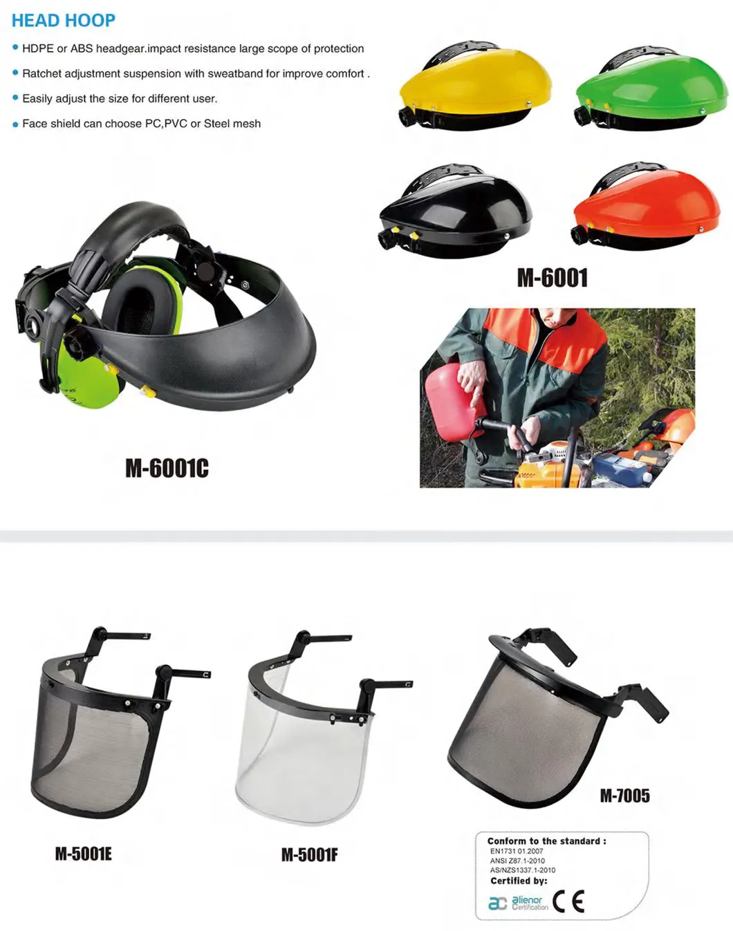 Face Shield Side View