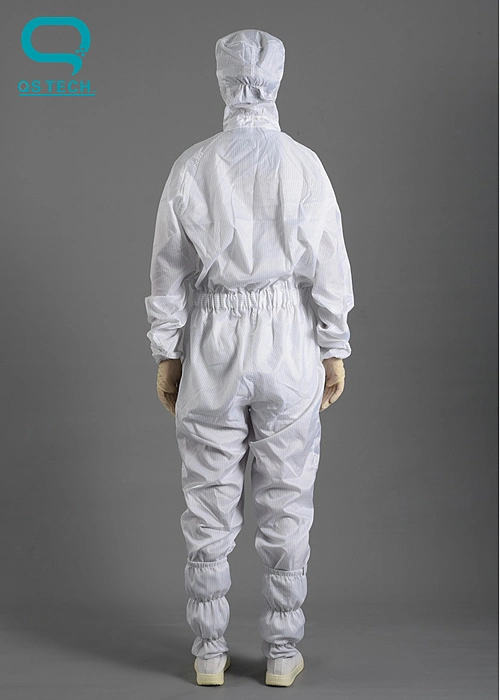 Food Factory Washable ESD Clothes Anti-Static Jumpsuit Cleanroom Suit Garment Without Hood