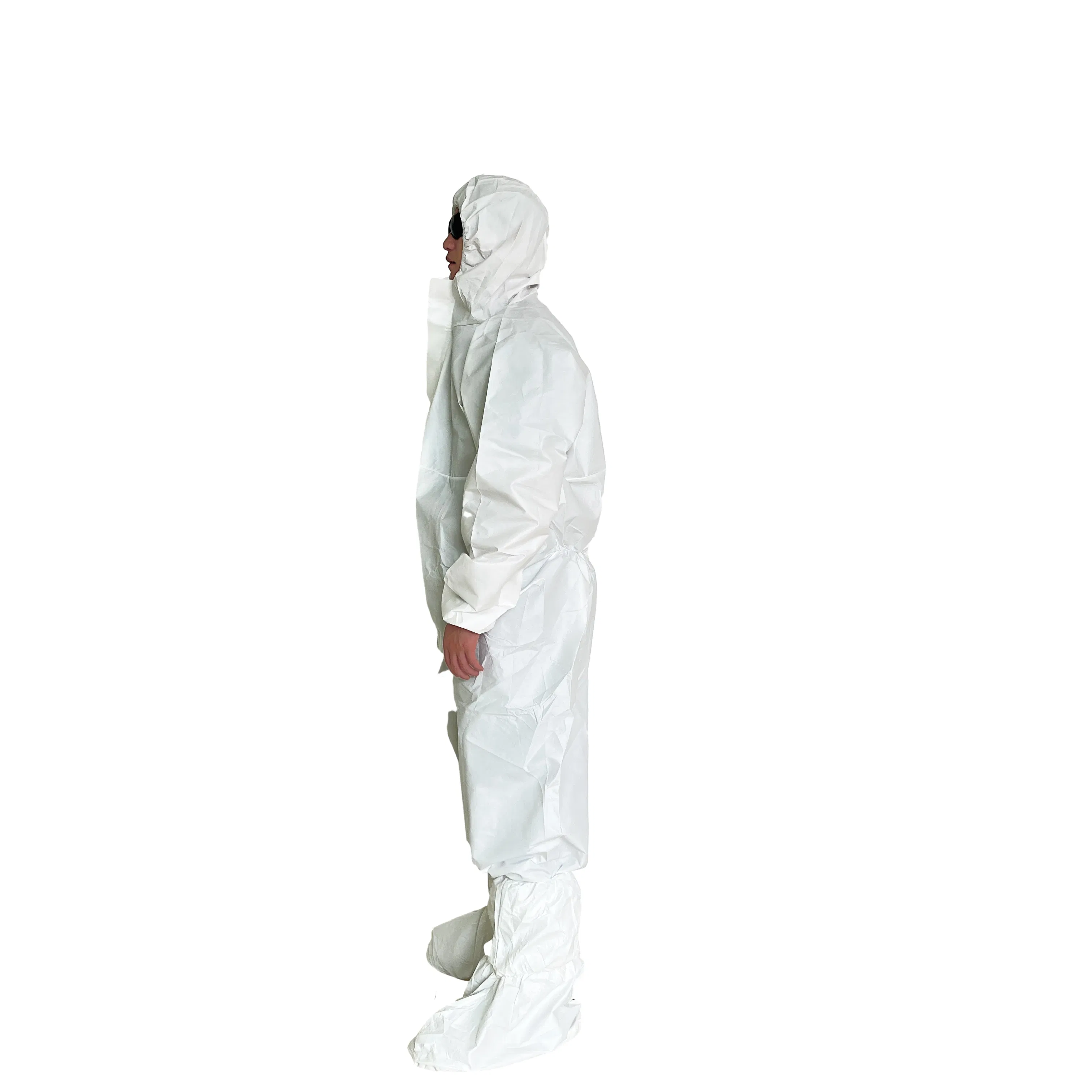 Protective Coverall Suit for Chemical Exposure and Chemical Spray Safety Safety Chemical Exposure Safety Suit