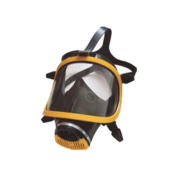 Full Glasses Full Face Double Air Filter Safety Gas Mask Chemical Full Facepiece Reusable Respirator for Biochemistry Prevention in Armed Forces