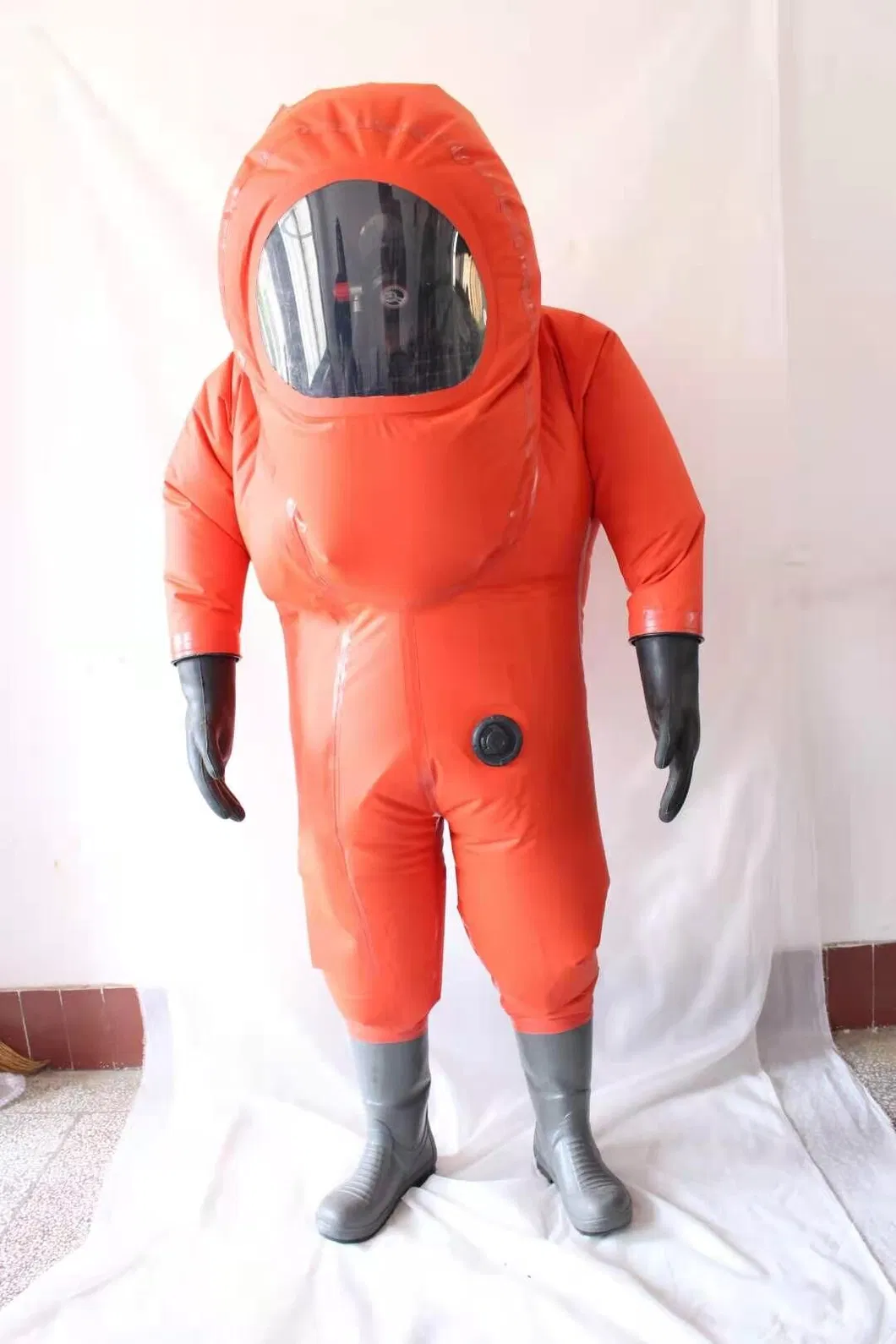 Heavy Duty Chemical Protective Suit Front