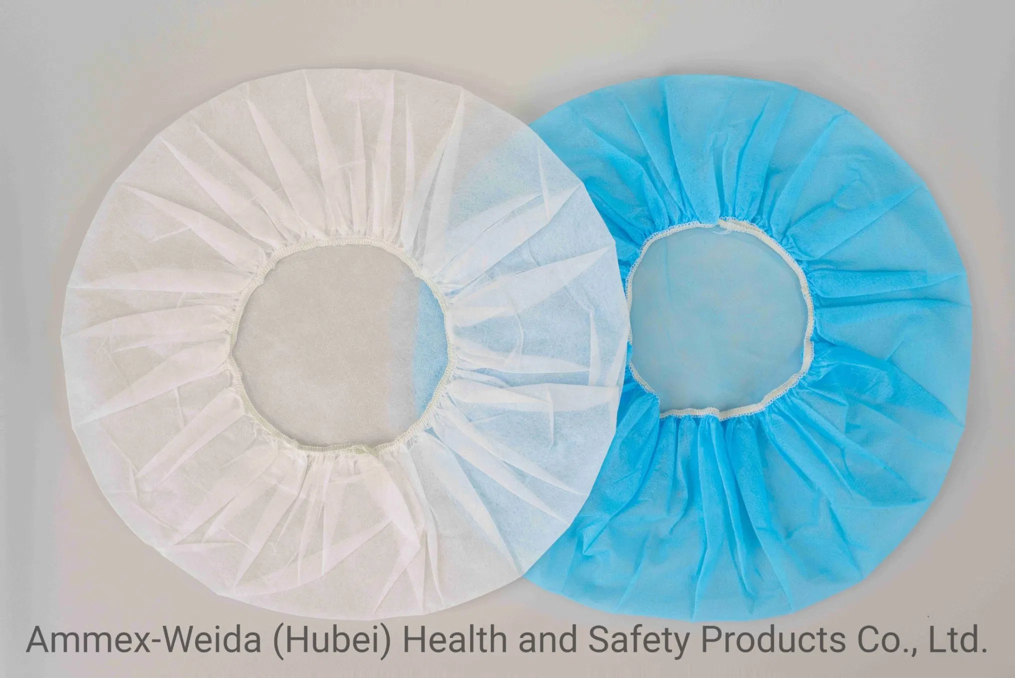 Medical Use Non-Woven Nurse Cap with Hand-Made Single Elastic Rubber Disposable PP Bouffant Cap