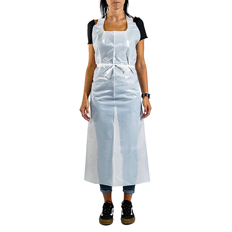 Plastic Disposable Apron Full Body Coverage High Quality for Medical and Household
