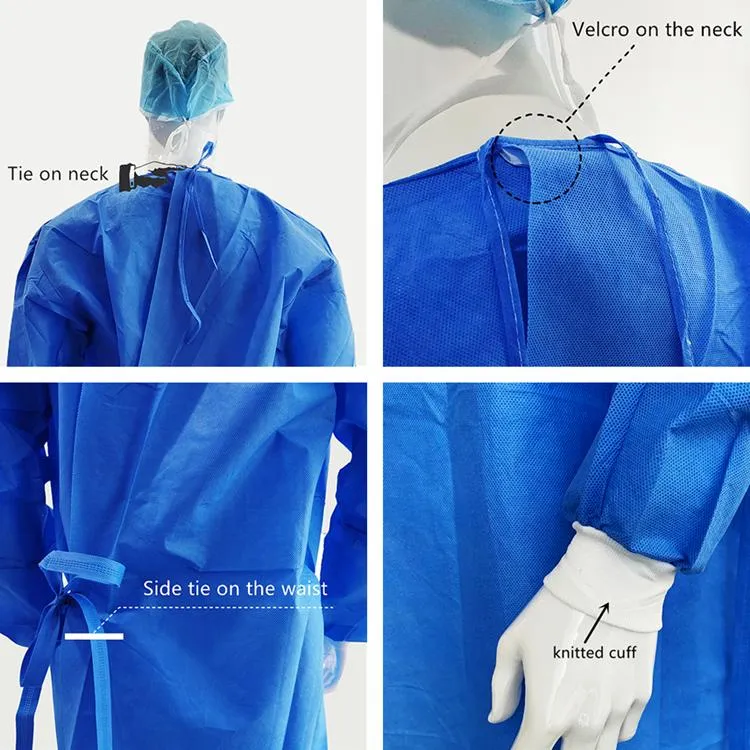Dark Blue Surgical Gown Version