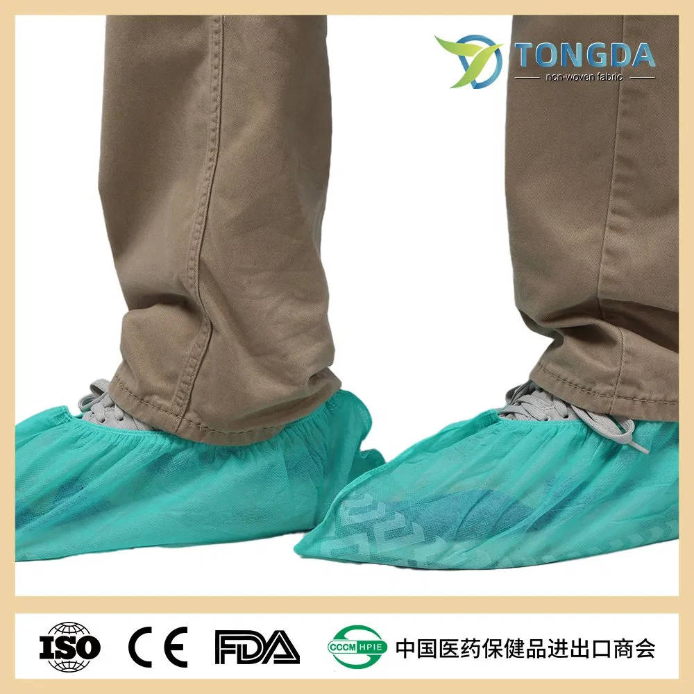 Eco-Friendly Disposable Plastic Shoe Cover Medical PP Shoe Cover