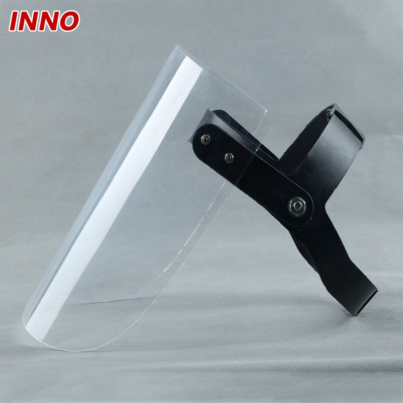 Inno-Aj005 Manufacturer Direct Selling Adjustable Hard Face Shield Fully Anti Impact Eco-Friendly