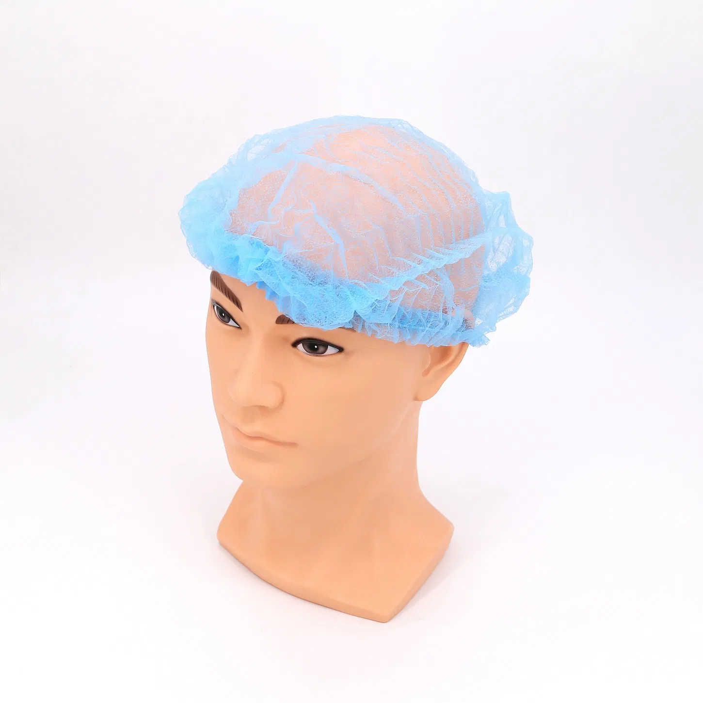 Medmount Medical Disposable Surgical Single/Double Rubber Head Cover Nonwoven Clip/Mop/Bouffant Nurse Cap