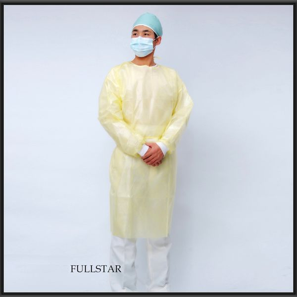 Disposable Protective Isolation Gown for Hospital Use