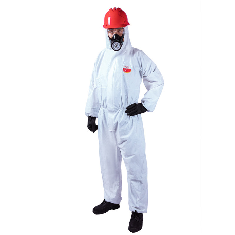 PP PE Disposable Chemical Body Protective Suit Clothing