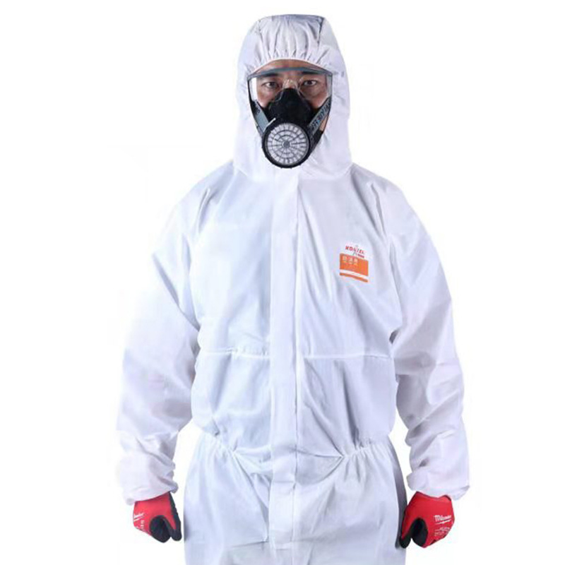 PP PE Disposable Chemical Body Protective Suit Clothing