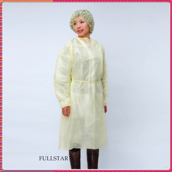 Disposable Protective Isolation Gown for Hospital Use