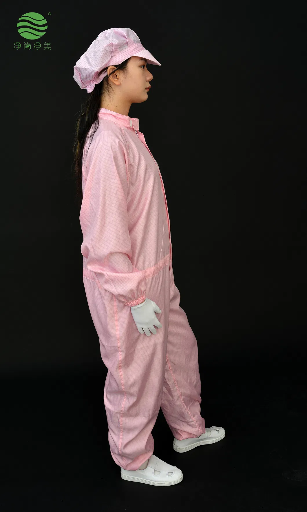 ESD Cleanroom Garment Side View