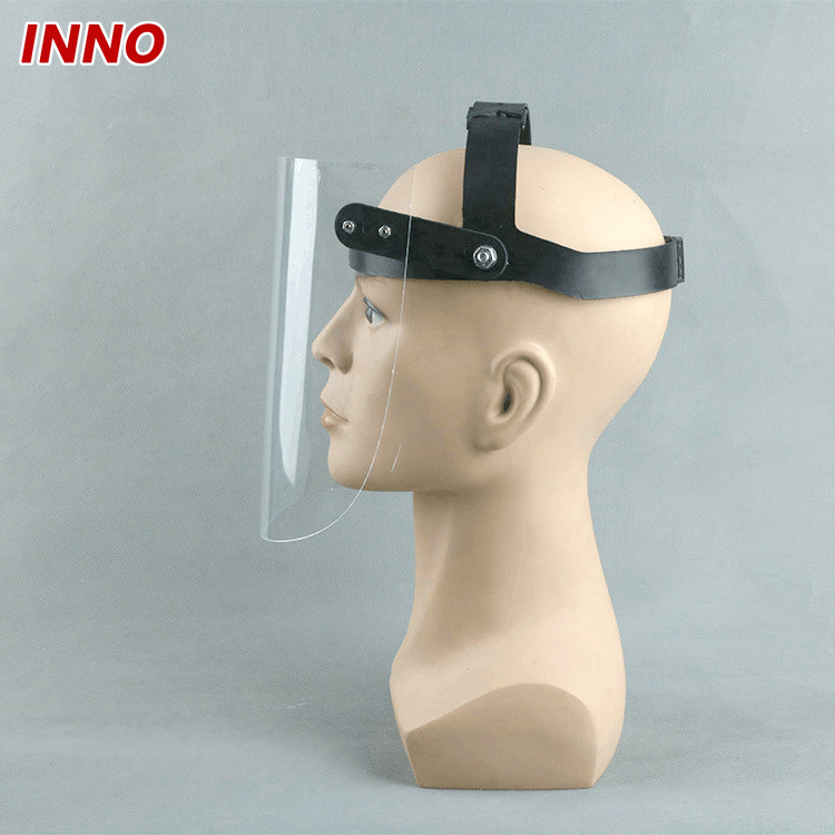 Inno-Aj005 Manufacturer Direct Selling Adjustable Hard Face Shield Fully Anti Impact Eco-Friendly