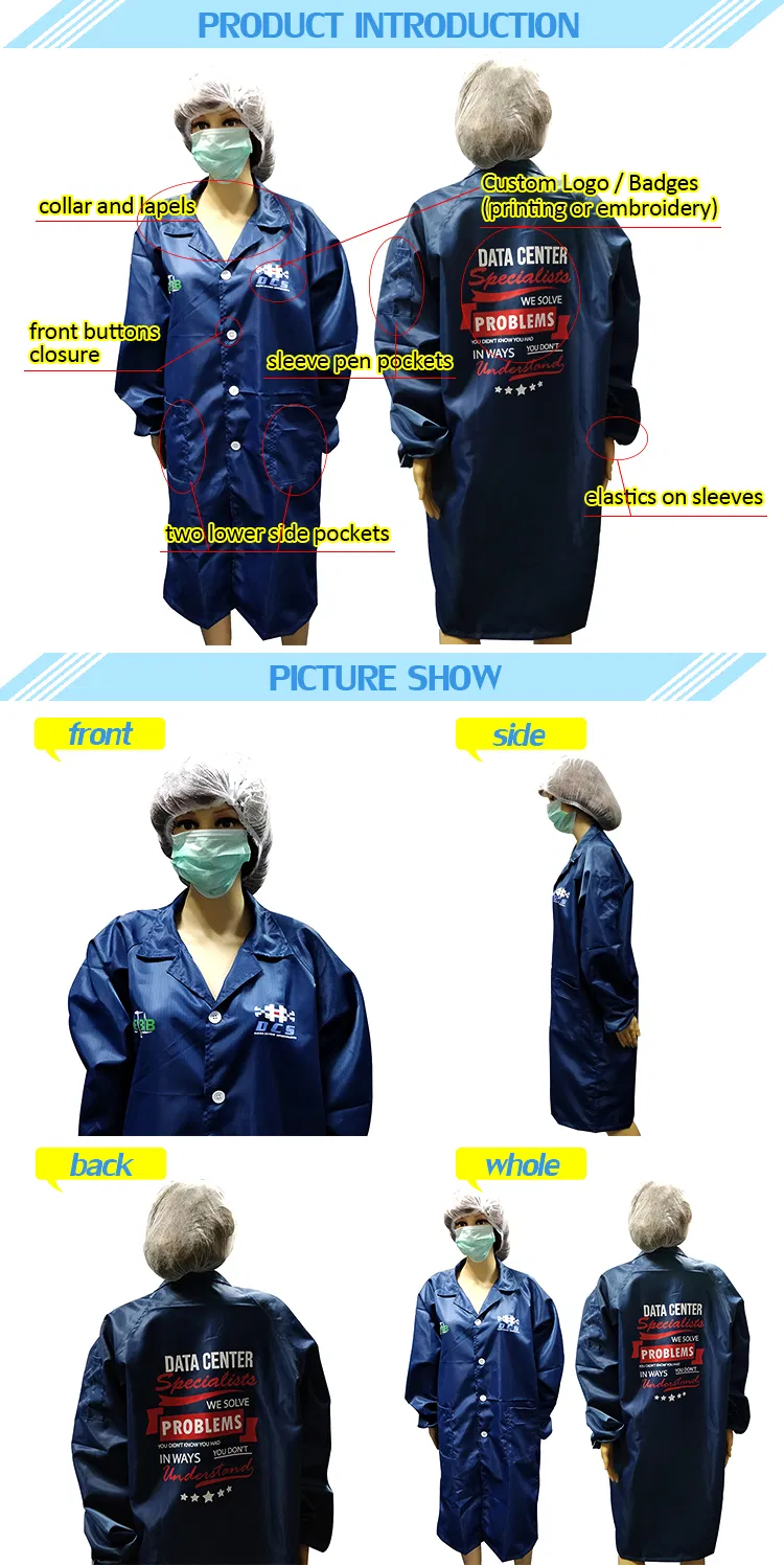 Anti-Static Garment Front