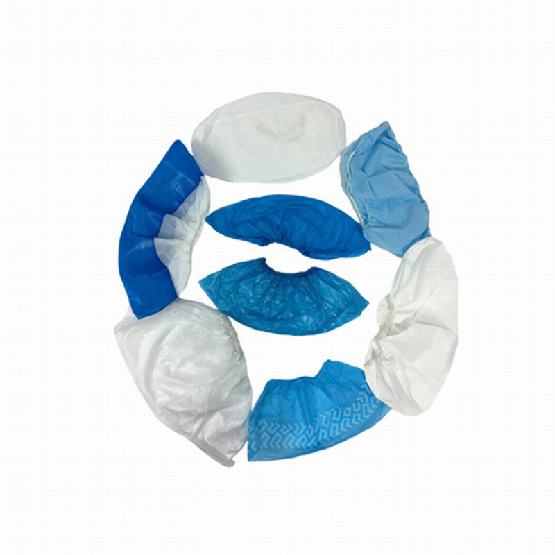 Disposable Nonwoven Antistatic Waterproof CPE Plastic Surgical Medical Non-Slip Protectors Boot Shoe Cover for Hospital Daily Protection