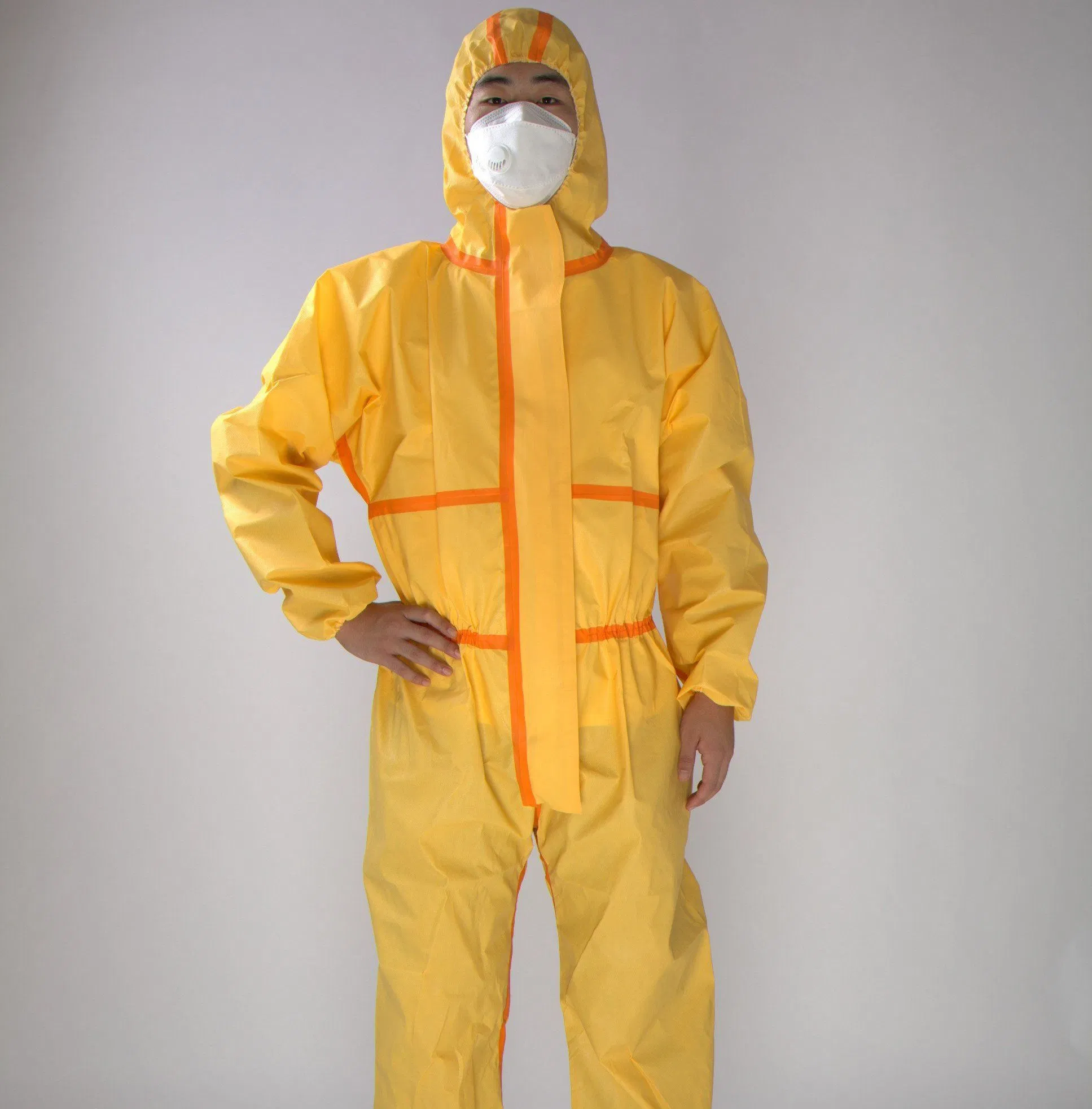 Chinese All Over Zipper Protective Suit Wholesale with Protective Suit Price Chemical