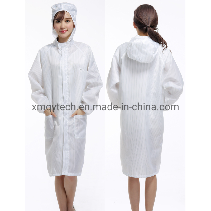 100% Polyester Cleanroom ESD Garment Anti Static Workwear Clean Room Coverall ESD Clothes