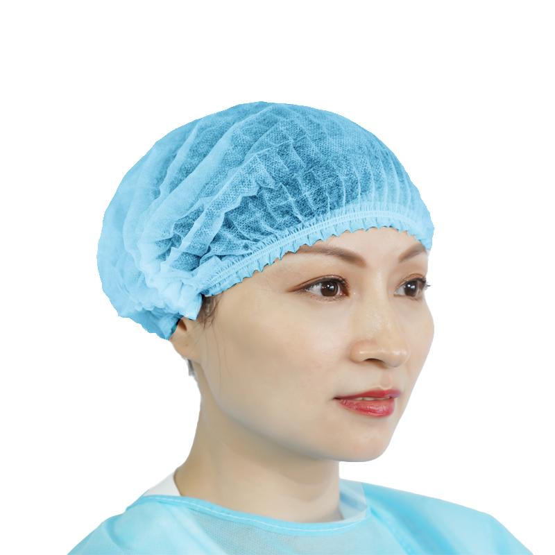 Wholesale Nursing Scrubs Hat Nurse Head Cover Nonwoven Clip/Bouffant Caps