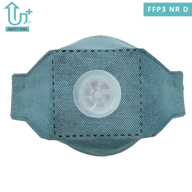 Rubber Earloop 6 Layer Anti Air Pollution Foldable FFP3 Mask Protective Anti Dust Disposable Respirator