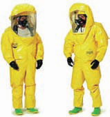 PVC Gas Tight Heavy Duty Enclosed Chemical Protective Suit