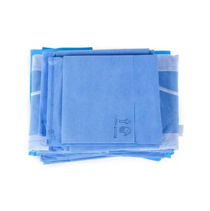 SJ Disposable Blue Customized Kit Surgical By Pass Cardiovaskuler Angiography Angio Drape Pack