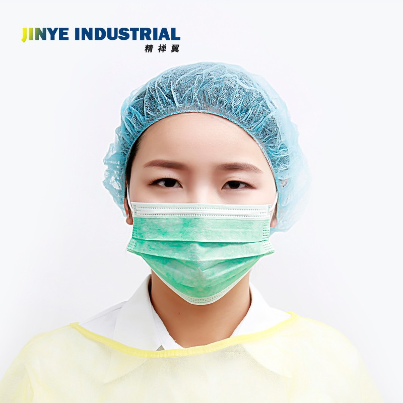 Disposable Bouffant Caps, Hair Head Cover Net Non-Woven Cap