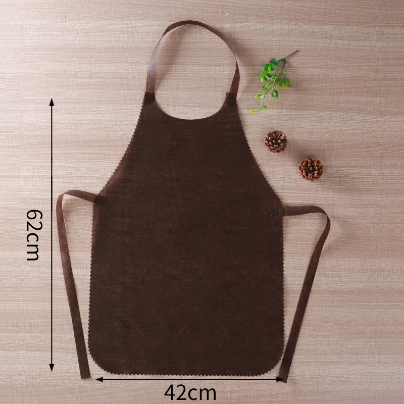 Disposable Non-Woven Apron Custom Logo and Color High Quality
