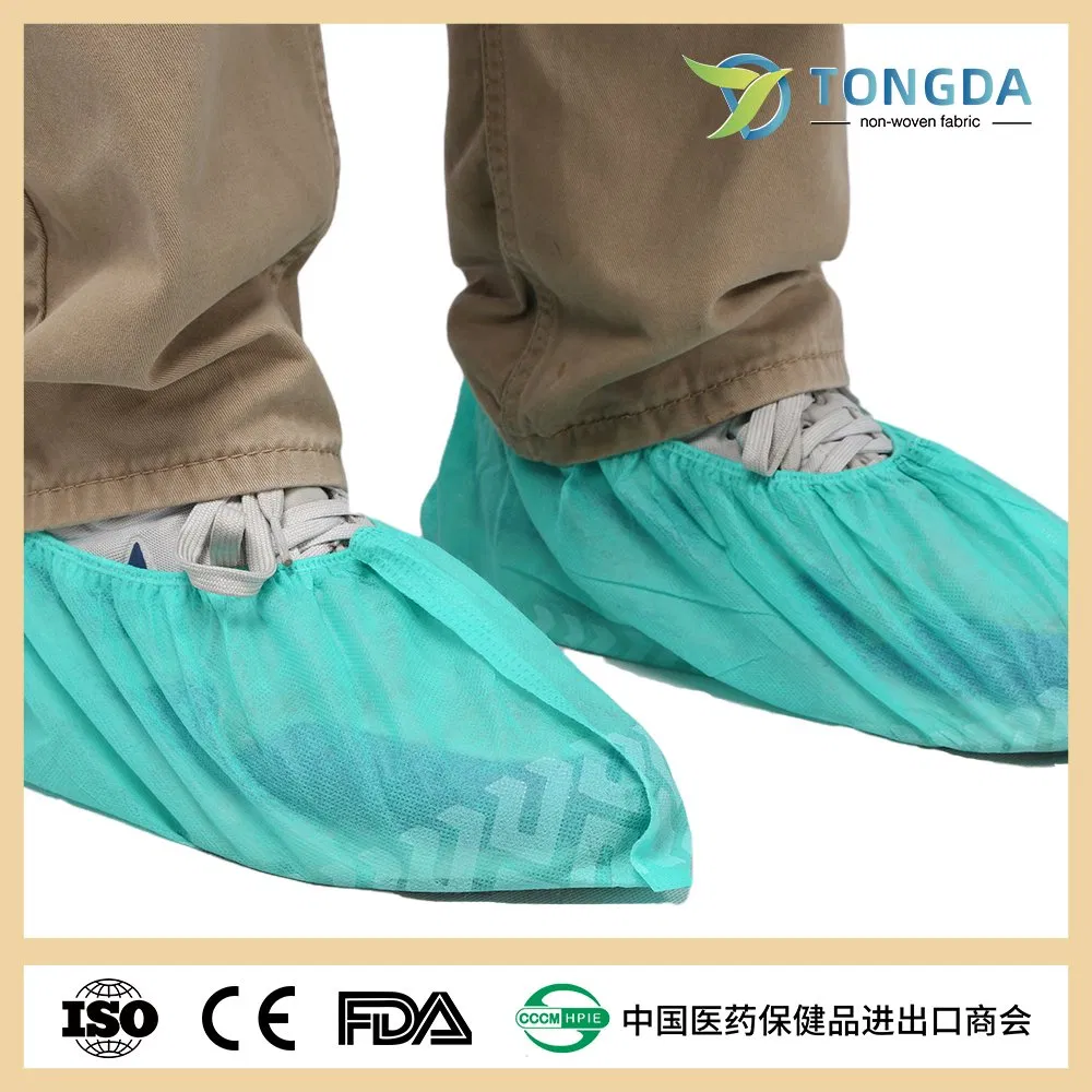 Eco-Friendly Disposable Plastic Shoe Cover Medical PP Shoe Cover