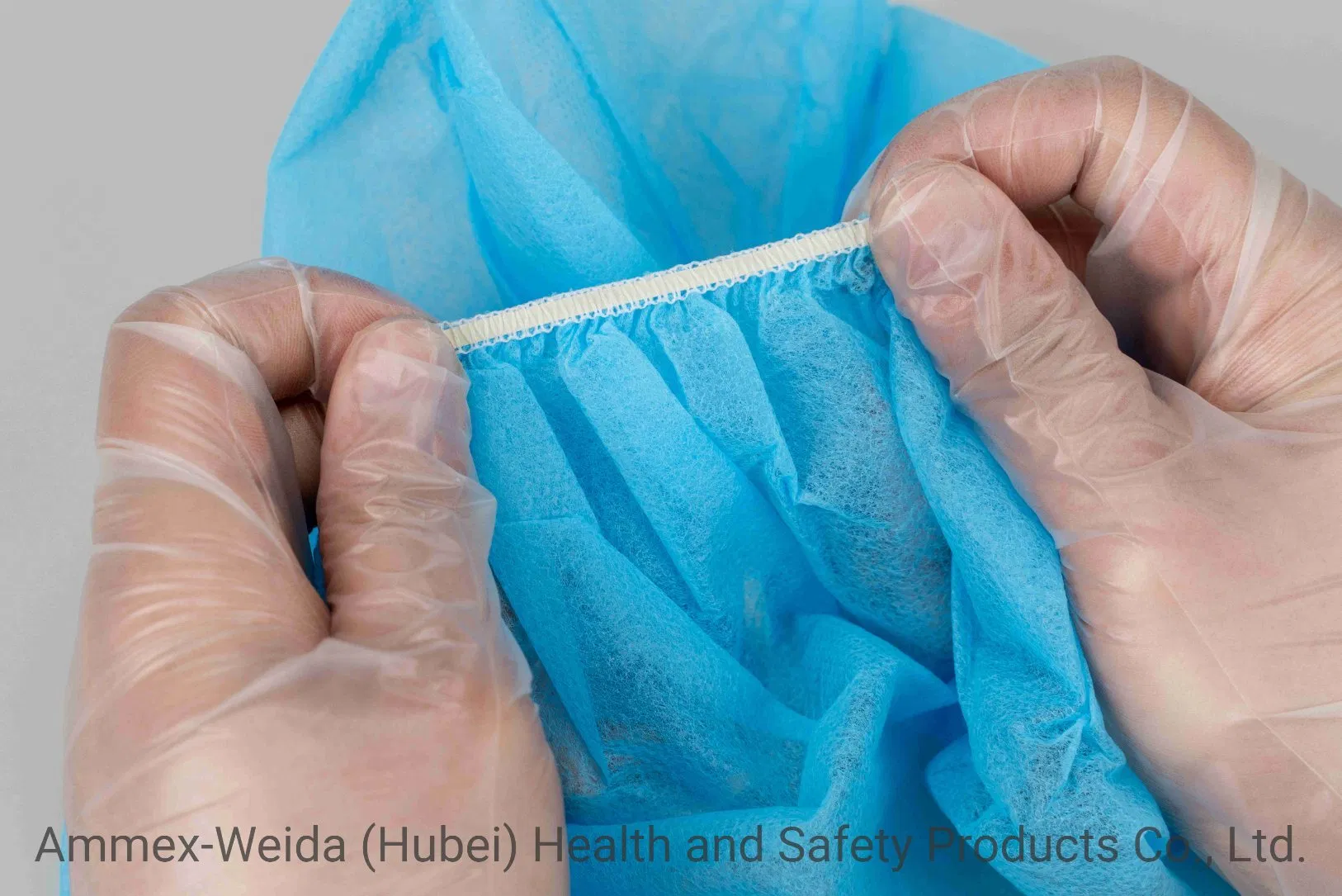 Medical Use Non-Woven Nurse Cap with Hand-Made Single Elastic Rubber Disposable PP Bouffant Cap