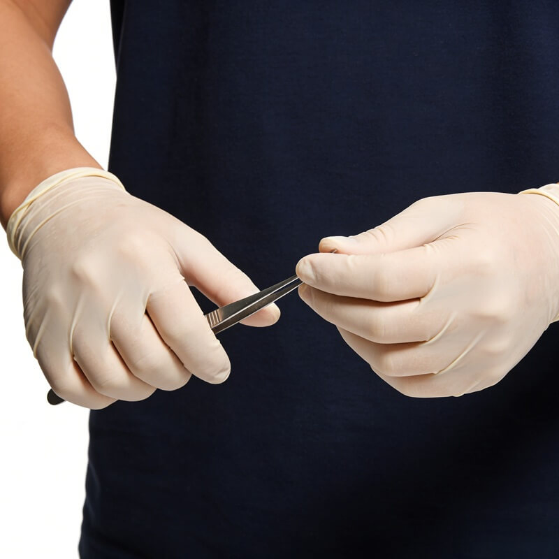 Powder Free Disposable Latex Gloves for Medical Examination and Procedure