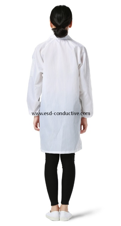 Clean-Room Antistatic Clothes ESD Polyester Garment