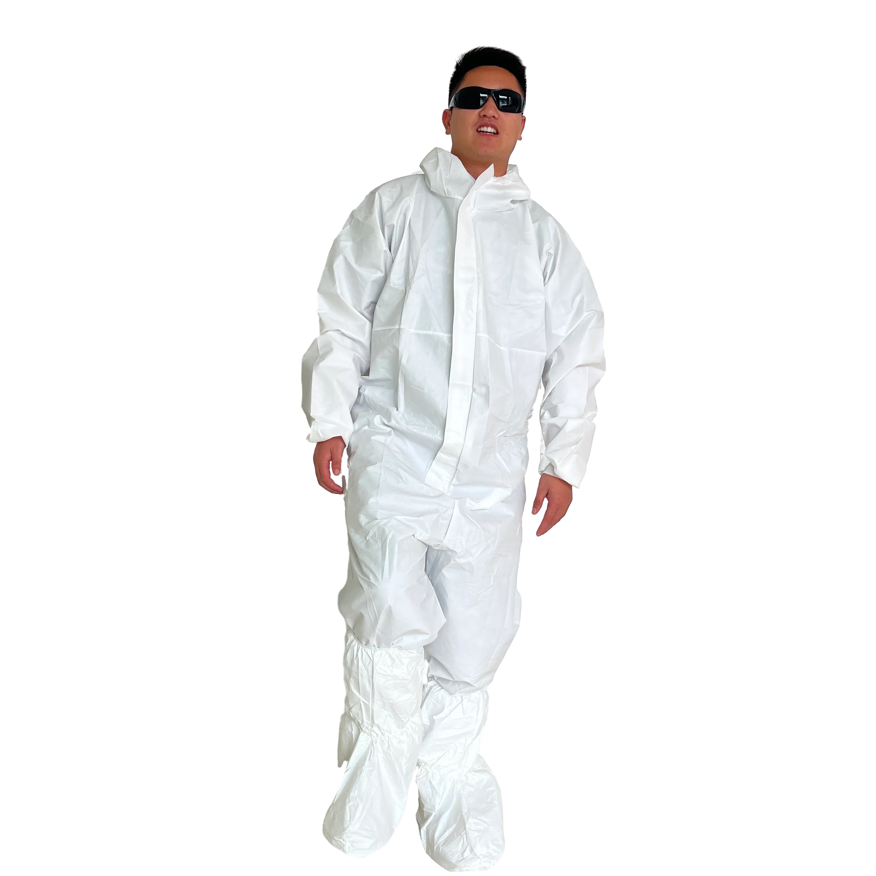 Protective Coverall Suit for Chemical Exposure and Chemical Spray Safety Safety Chemical Exposure Safety Suit