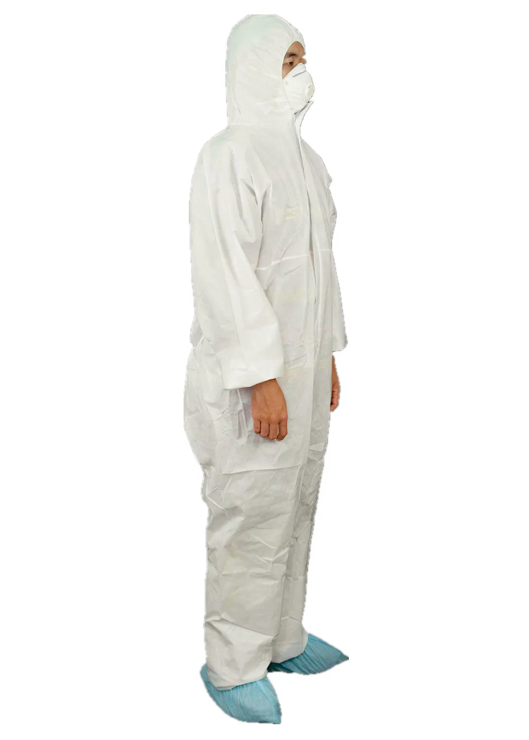 CE Approved Type 5/6 Anti-Static Disposable Chemical Protective Coverall Bunny-Suit