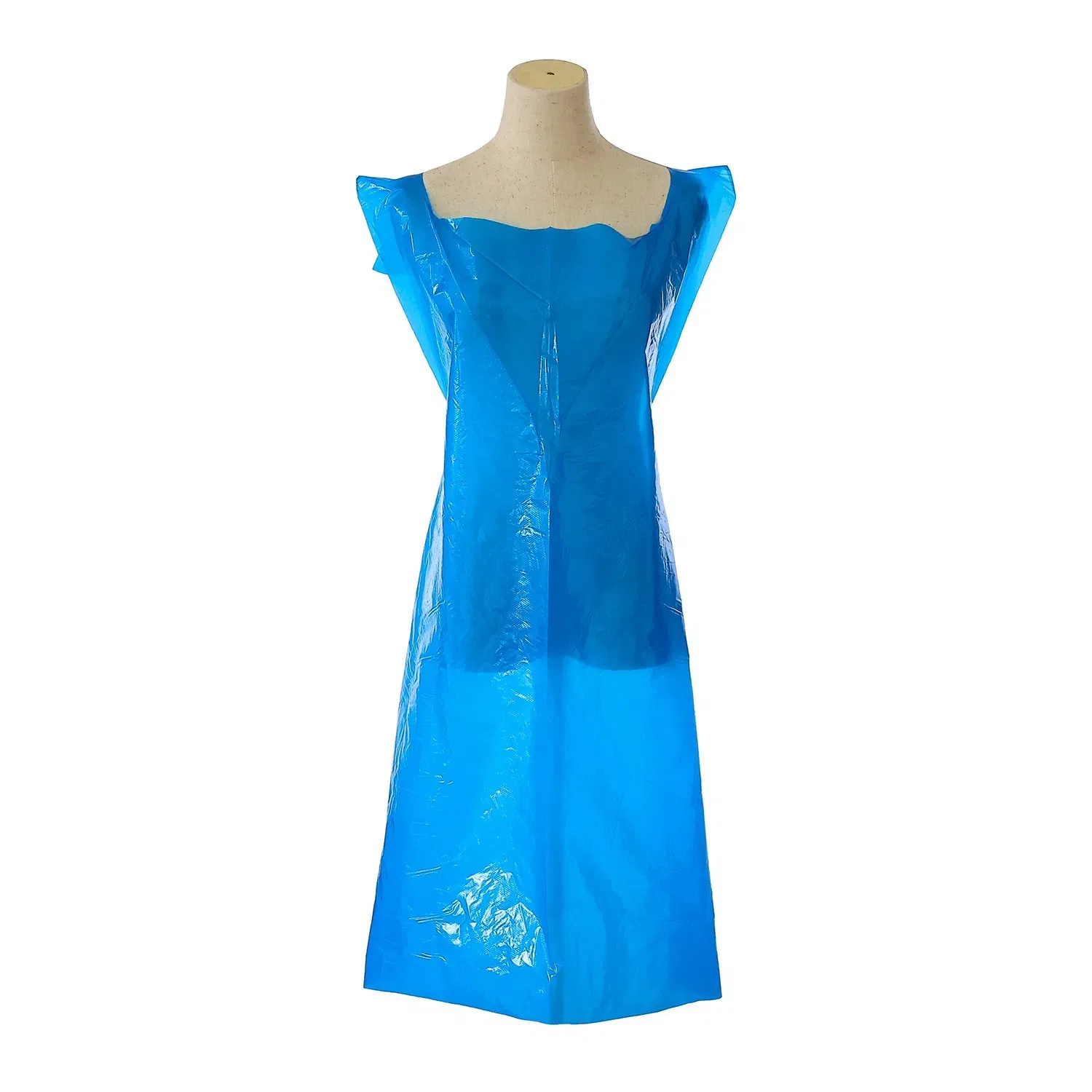 Full Body Coverage Polythene Unisex Disposable Plastic Aprons for Medical and Cleaning