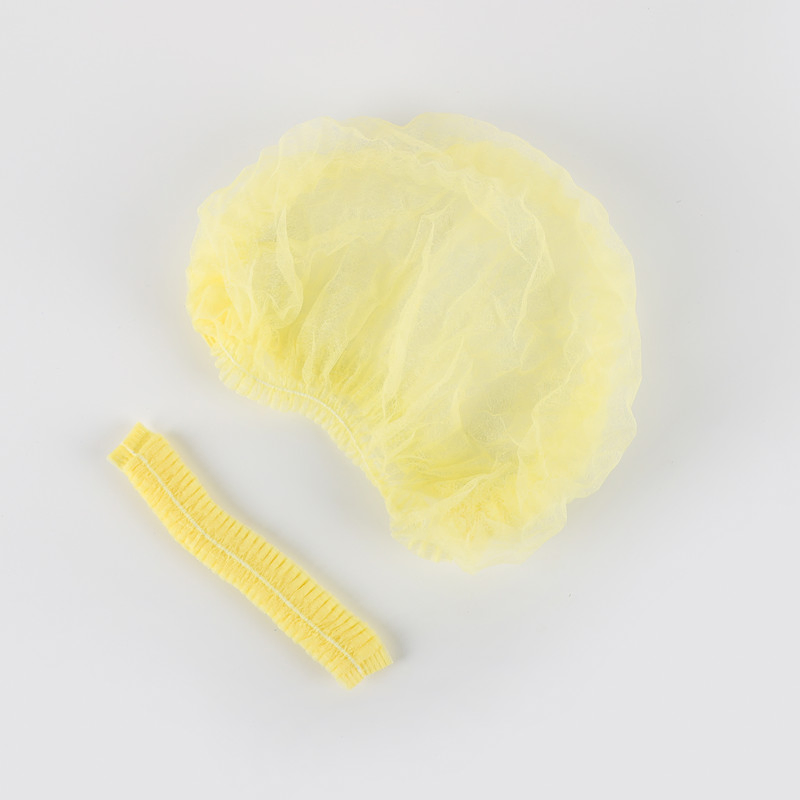 Disposable Anti-Dust Single/Double Elastic Customized Bouffant Head Cover Nurse Mob Mop Cap Charlotte Clip Cap